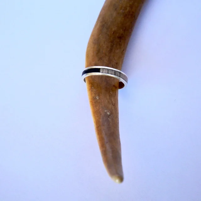 Bague Noir et Blanc